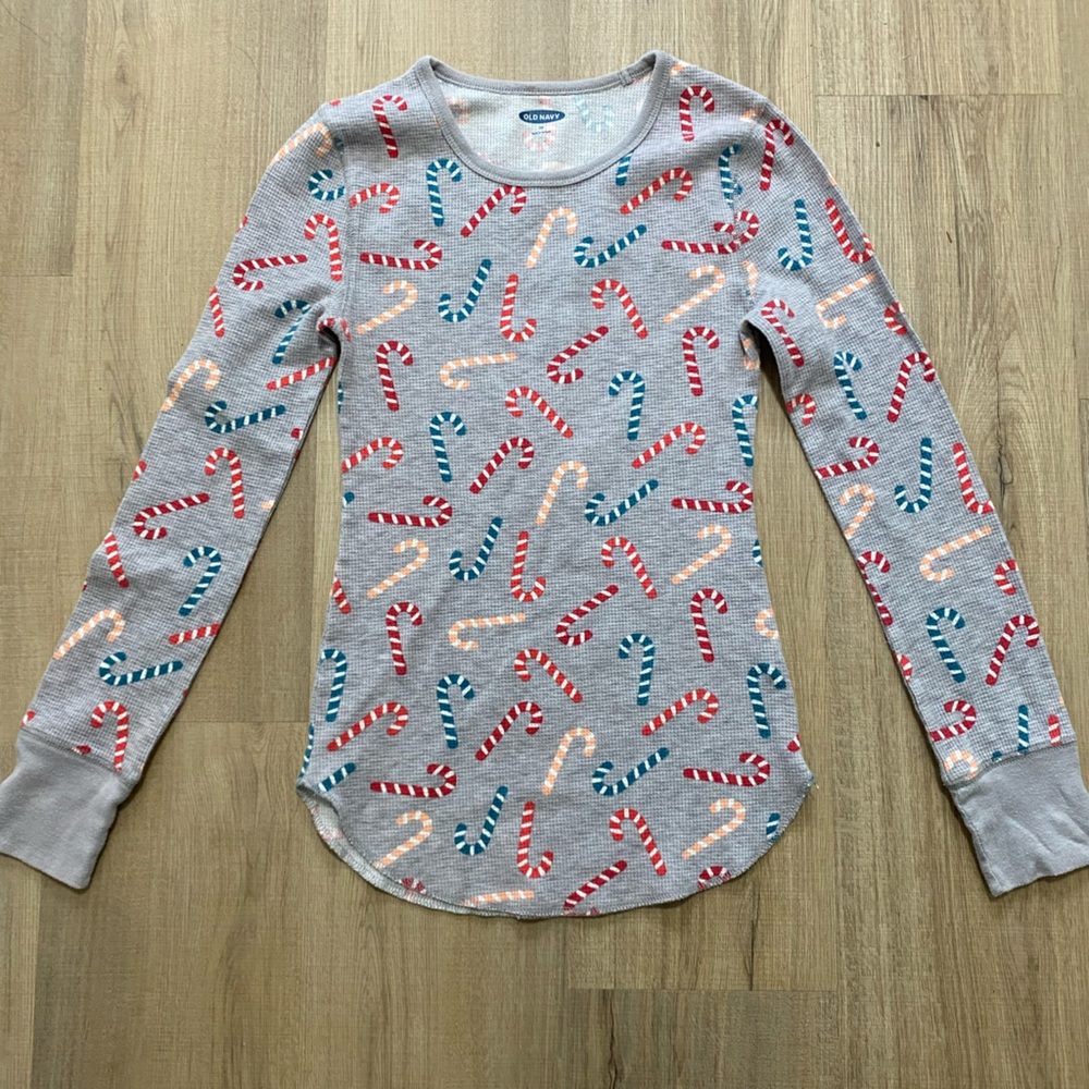 Old Navy Holiday Waffle Knit Top